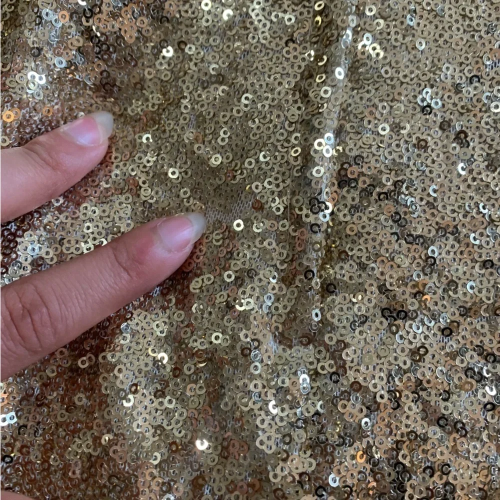 Custom  made gold dress womans - Picture 6 of 12
